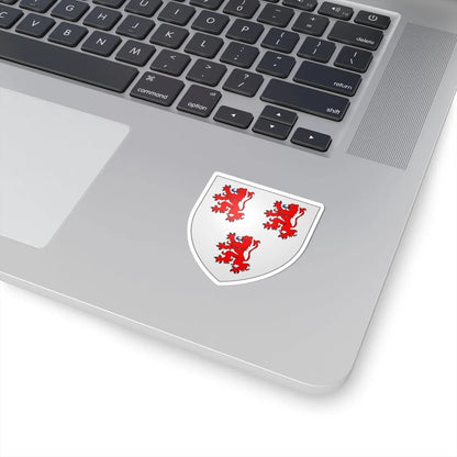 Blason ville be Haaltert (Belgium) (Coat of Arms) STICKER Vinyl Kiss-Cut Decal - The Sticker Space