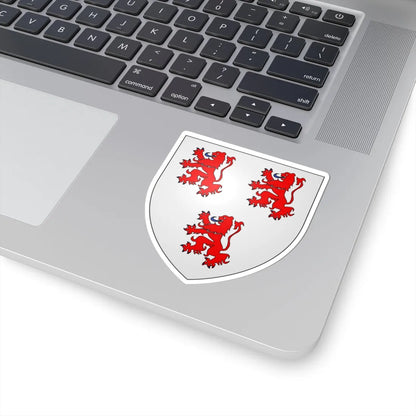 Blason ville be Haaltert (Belgium) (Coat of Arms) STICKER Vinyl Kiss-Cut Decal - The Sticker Space