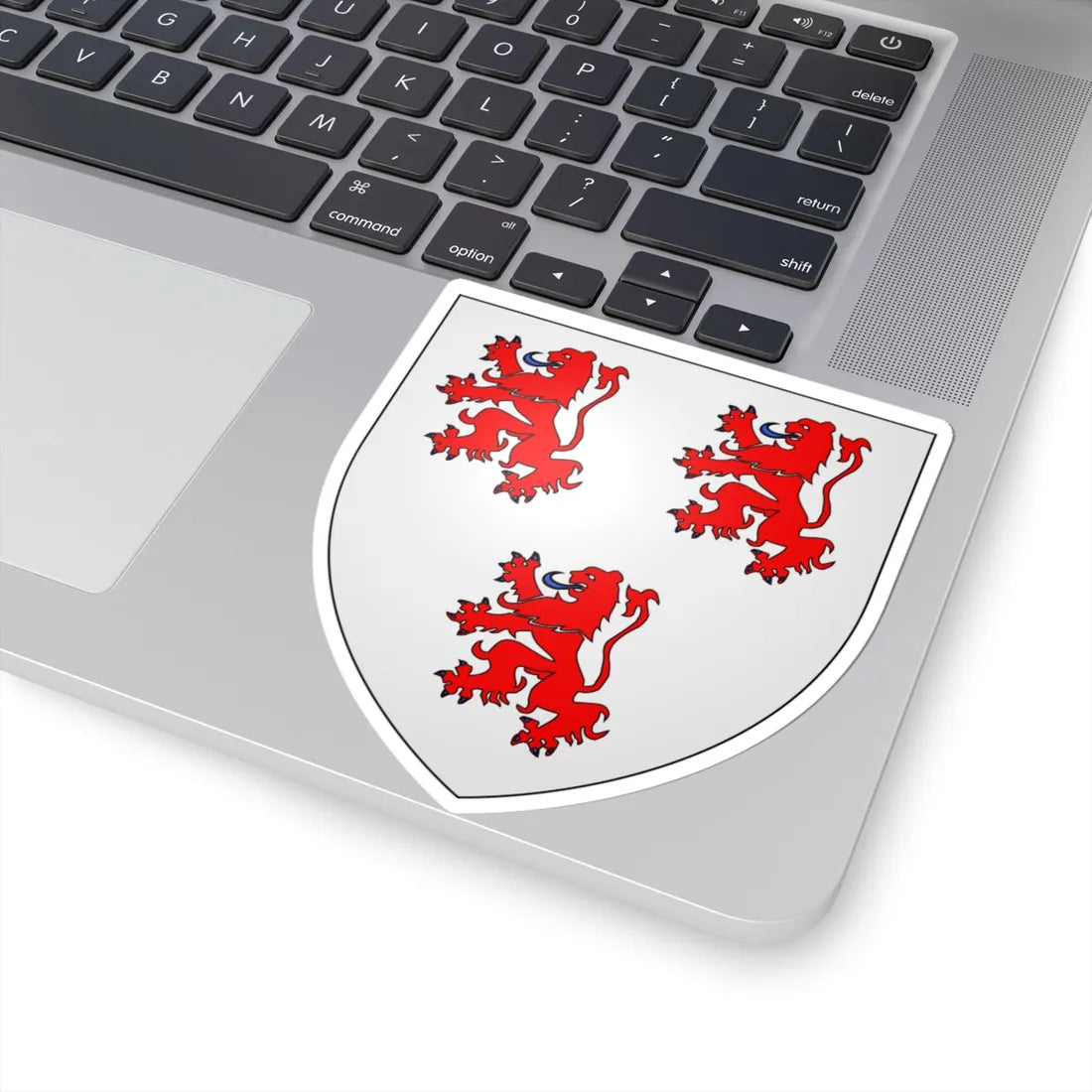 Blason ville be Haaltert (Belgium) (Coat of Arms) STICKER Vinyl Kiss-Cut Decal - The Sticker Space