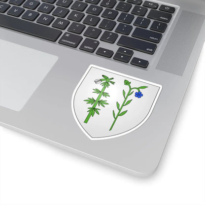 Blason ville be Hamme ancien (Belgium) (Coat of Arms) STICKER Vinyl Kiss-Cut Decal - The Sticker Space