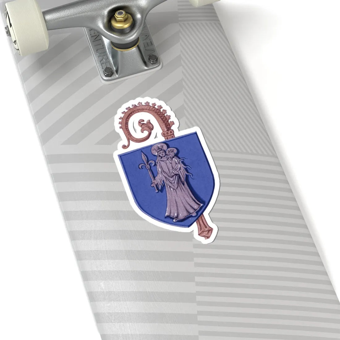 Blason ville be Hastière (Belgium) (Coat of Arms) STICKER Vinyl Kiss-Cut Decal - The Sticker Space