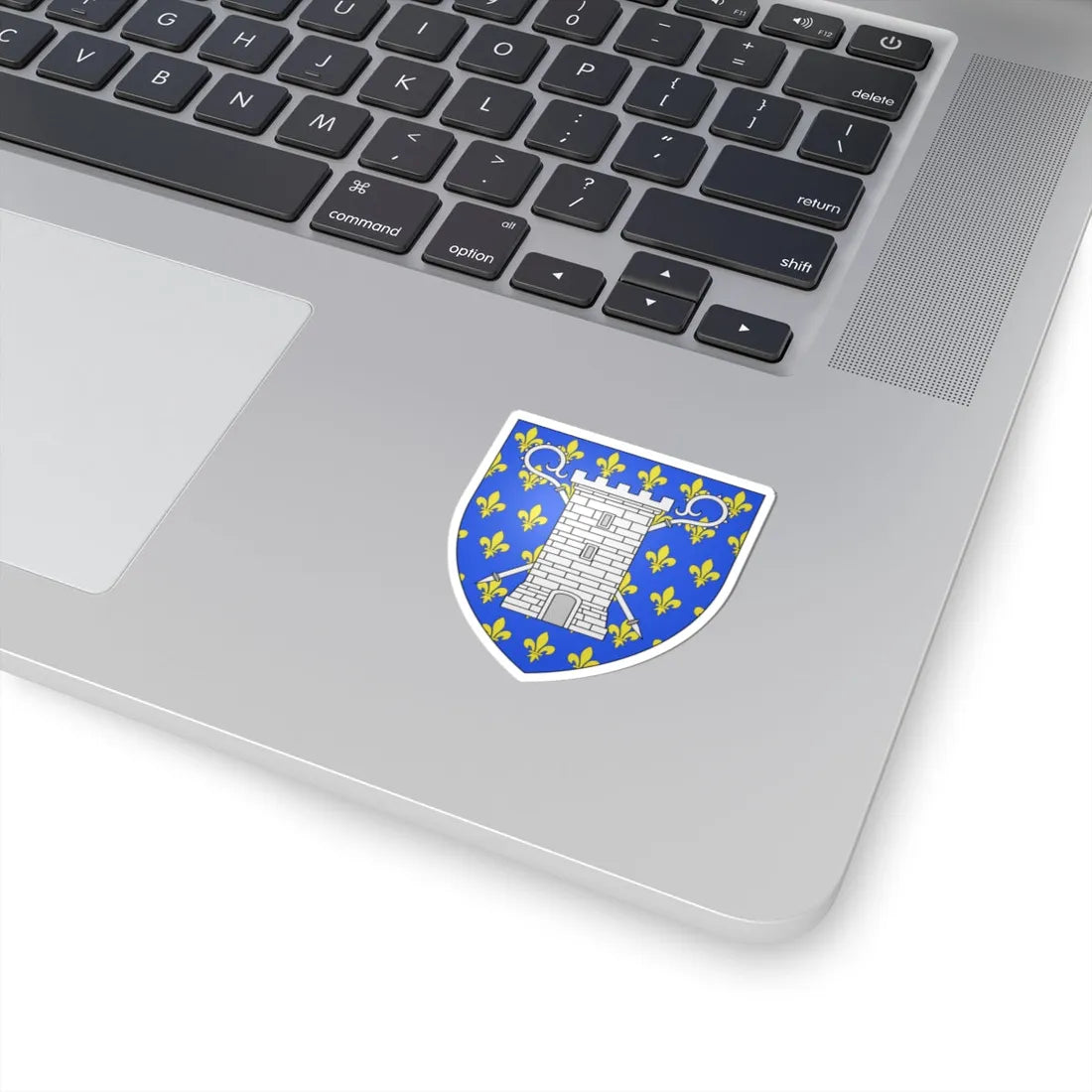 Blason ville be Helkijn (Belgium) (Coat of Arms) STICKER Vinyl Kiss-Cut Decal - The Sticker Space