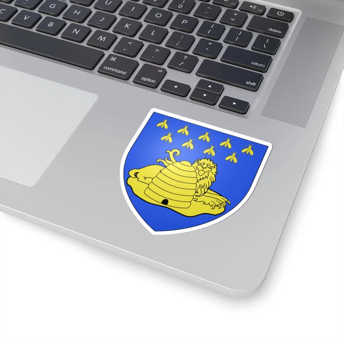 Blason ville be Hemelveerdegem (Belgium) (Coat of Arms) STICKER Vinyl Kiss-Cut Decal - The Sticker Space