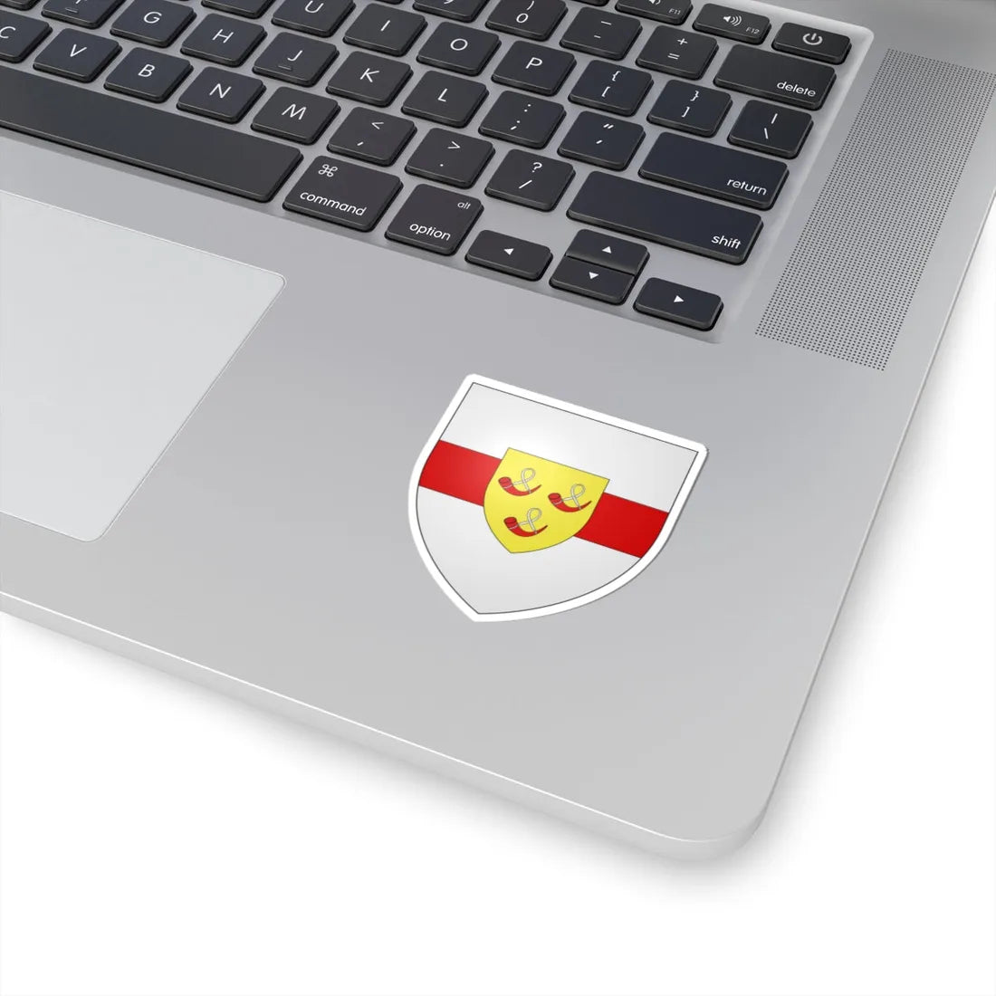 Blason ville be Heuvelland (Belgium) (Coat of Arms) STICKER Vinyl Kiss-Cut Decal - The Sticker Space