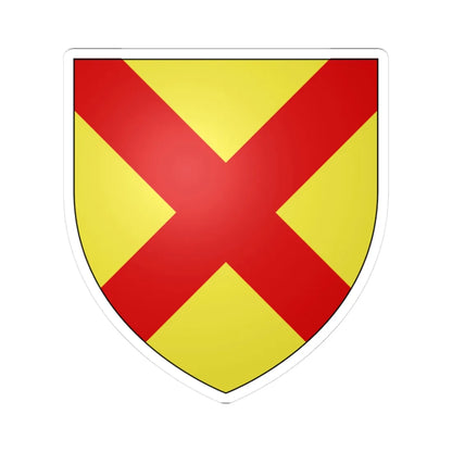 Blason ville be Heverlee (Belgium) (Coat of Arms) STICKER Vinyl Kiss-Cut Decal 3 Inch White - The Sticker Space