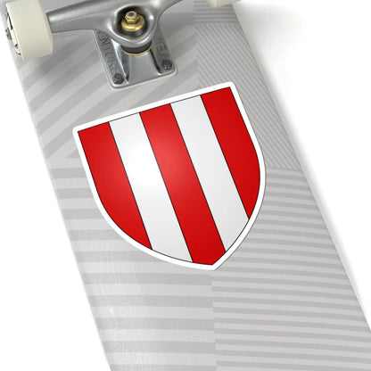 Blason ville be Hollebeke (Belgium) (Coat of Arms) STICKER Vinyl Kiss-Cut Decal - The Sticker Space