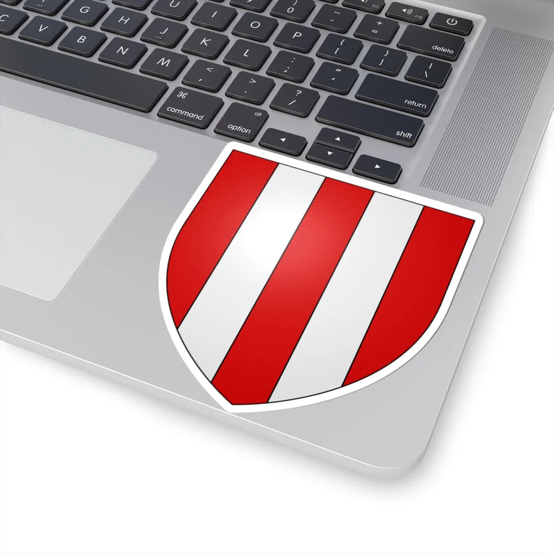 Blason ville be Hollebeke (Belgium) (Coat of Arms) STICKER Vinyl Kiss-Cut Decal - The Sticker Space