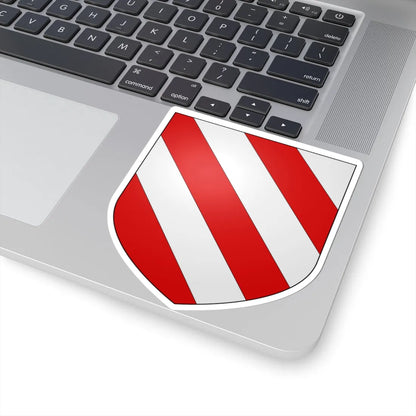 Blason ville be Honnelles (Belgium) (Coat of Arms) STICKER Vinyl Kiss-Cut Decal - The Sticker Space