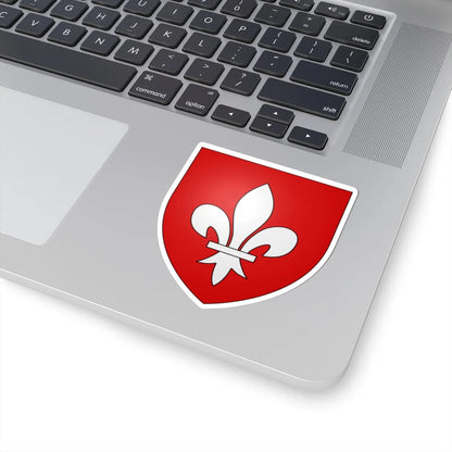 Blason ville be Houffalize (Belgium) (Coat of Arms) STICKER Vinyl Kiss-Cut Decal - The Sticker Space