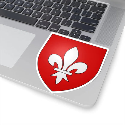 Blason ville be Houffalize (Belgium) (Coat of Arms) STICKER Vinyl Kiss-Cut Decal - The Sticker Space
