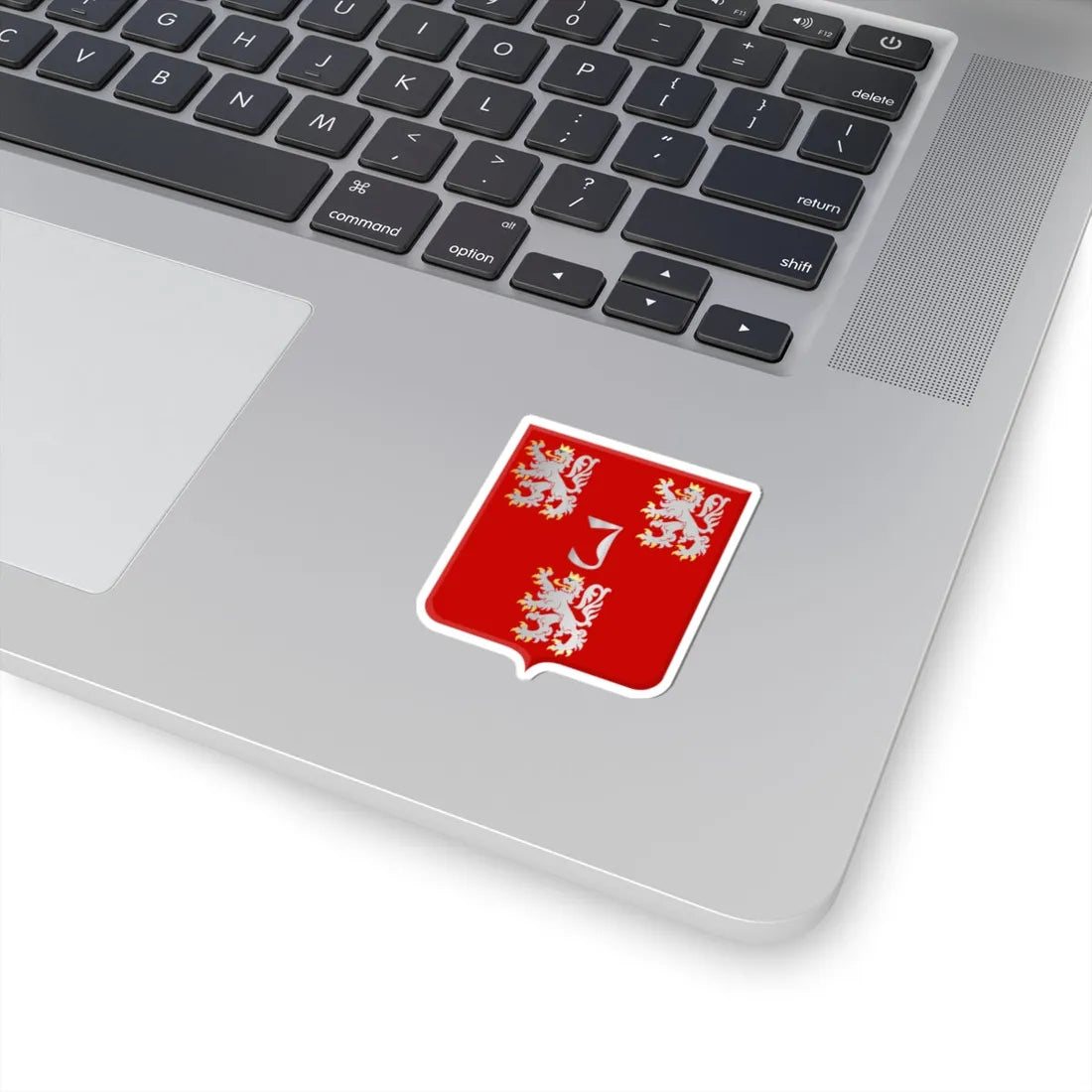 Blason ville be Jurbise (Belgium) (Coat of Arms) STICKER Vinyl Kiss-Cut Decal - The Sticker Space