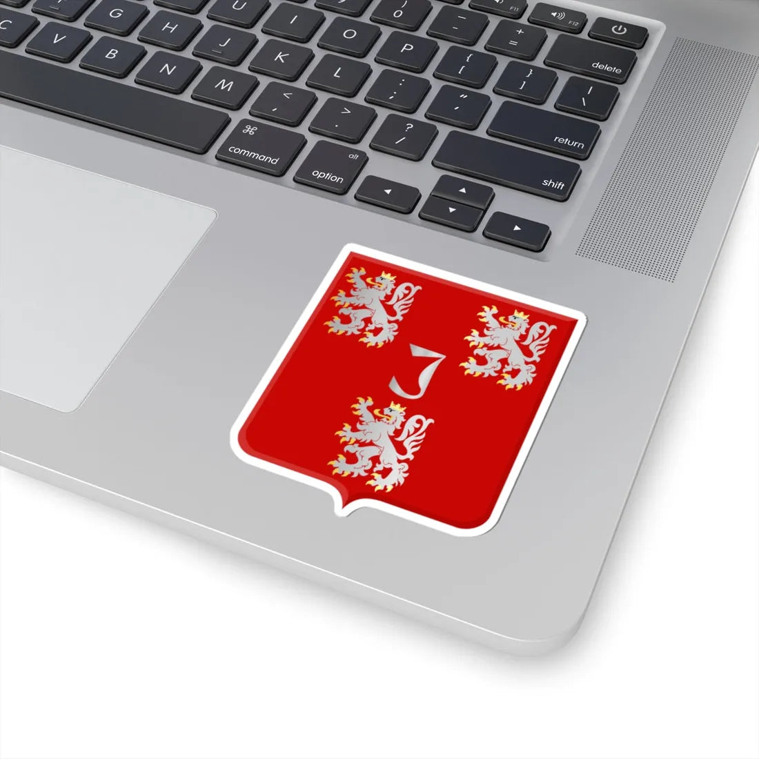 Blason ville be Jurbise (Belgium) (Coat of Arms) STICKER Vinyl Kiss-Cut Decal - The Sticker Space