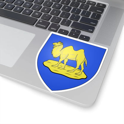 Blason ville be Kemzeke (Belgium) (Coat of Arms) STICKER Vinyl Kiss-Cut Decal - The Sticker Space