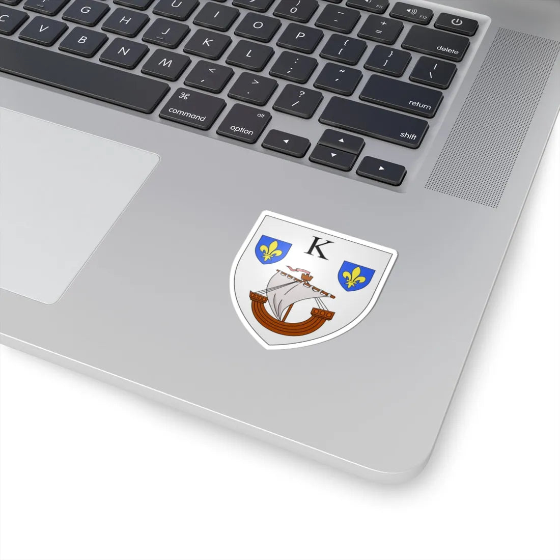 Blason ville be Kieldrecht (Belgium) (Coat of Arms) STICKER Vinyl Kiss-Cut Decal - The Sticker Space