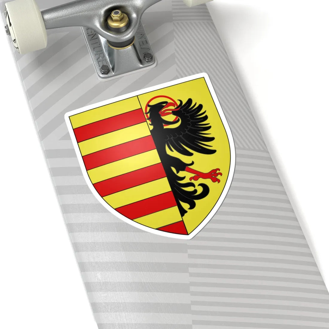 Blason ville be Kinrooi (Belgium) (Coat of Arms) STICKER Vinyl Kiss-Cut Decal - The Sticker Space