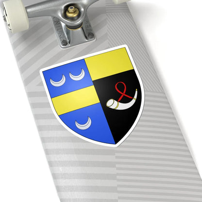 Blason ville be Kluisbergen (Belgium) (Coat of Arms) STICKER Vinyl Kiss-Cut Decal - The Sticker Space