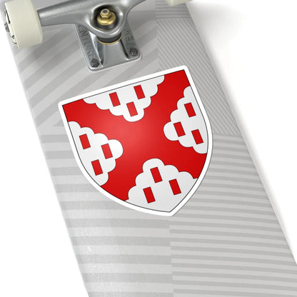 Blason ville be Korbeek-Dijle (Belgium) (Coat of Arms) STICKER Vinyl Kiss-Cut Decal - The Sticker Space