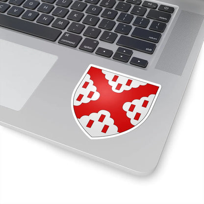 Blason ville be Korbeek-Dijle (Belgium) (Coat of Arms) STICKER Vinyl Kiss-Cut Decal - The Sticker Space