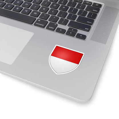 Blason ville be Kruibeke (Belgium) (Coat of Arms) STICKER Vinyl Kiss-Cut Decal - The Sticker Space