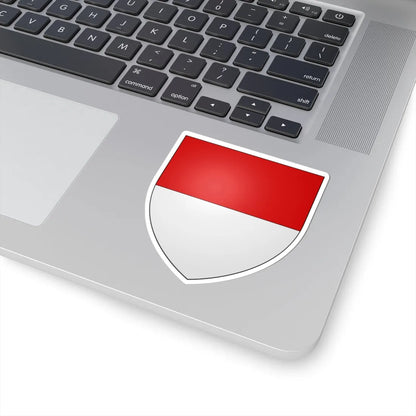 Blason ville be Kruibeke (Belgium) (Coat of Arms) STICKER Vinyl Kiss-Cut Decal - The Sticker Space