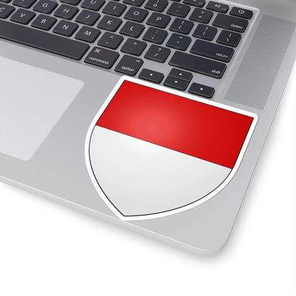 Blason ville be Kruibeke (Belgium) (Coat of Arms) STICKER Vinyl Kiss-Cut Decal - The Sticker Space