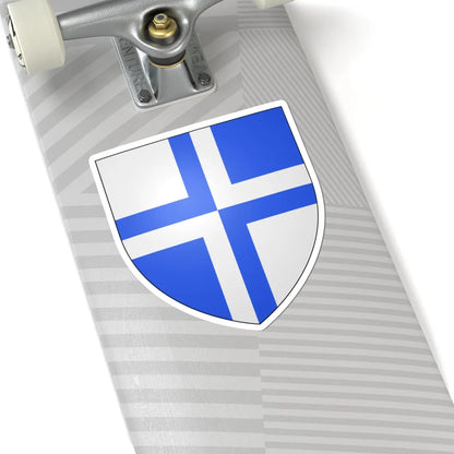 Blason ville be Kruisem (Belgium) (Coat of Arms) STICKER Vinyl Kiss-Cut Decal - The Sticker Space