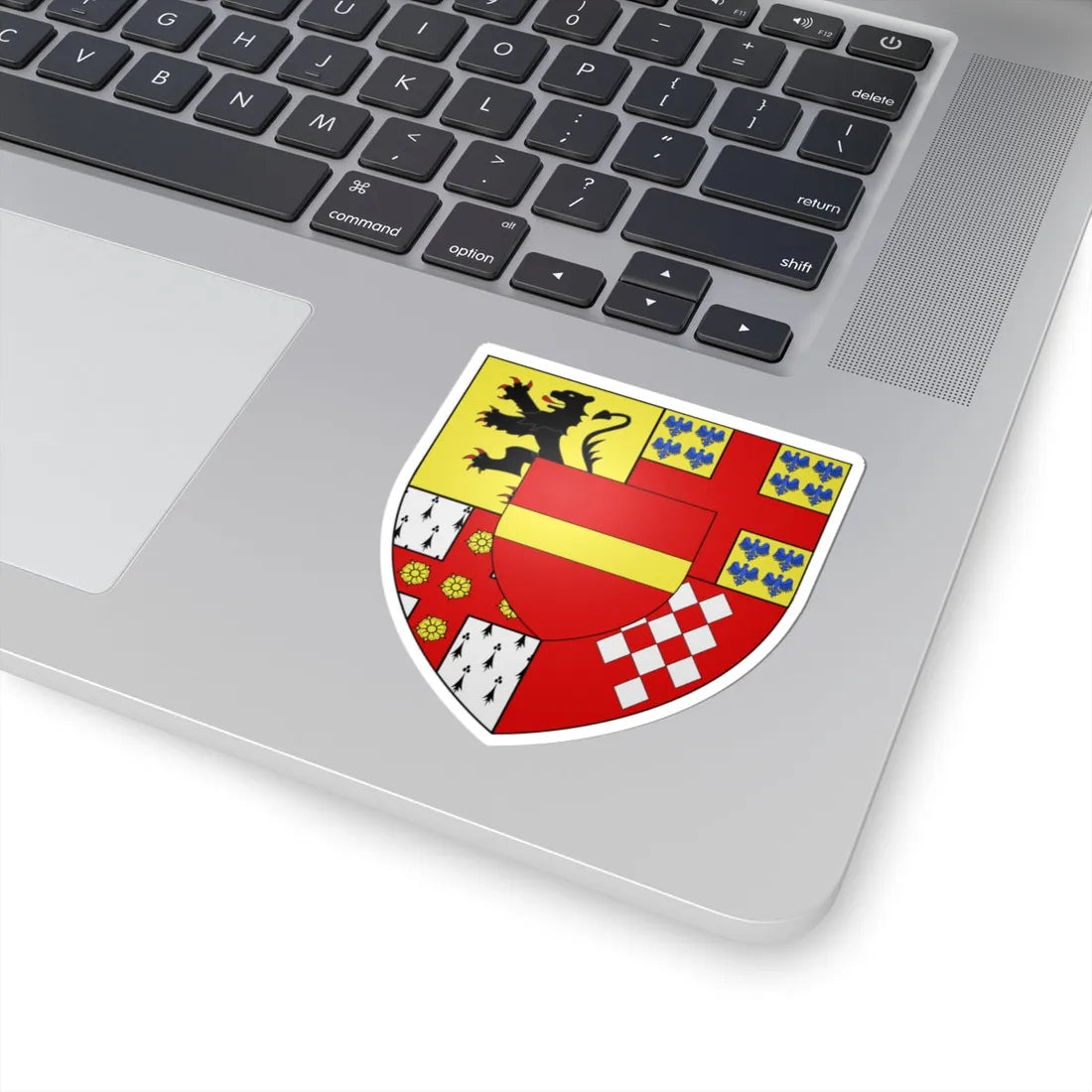 Blason ville be Kruishoutem (Belgium) (Coat of Arms) STICKER Vinyl Kiss-Cut Decal - The Sticker Space