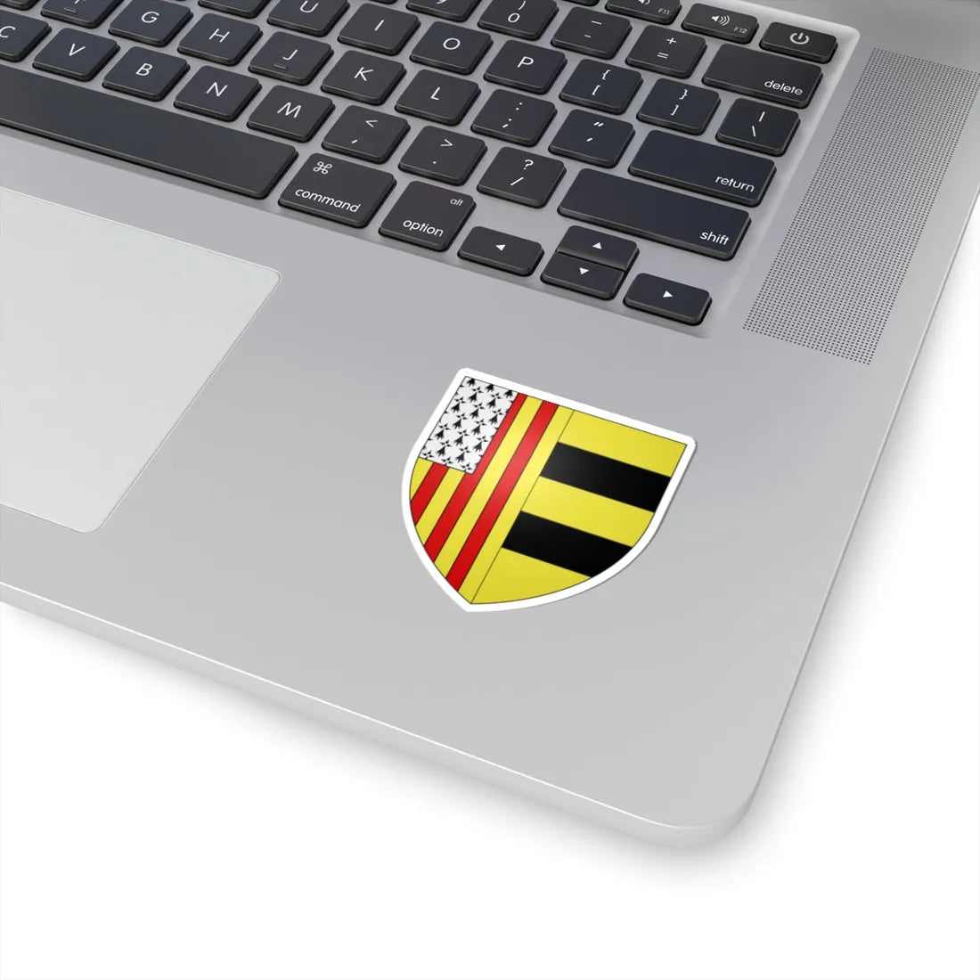 Blason ville be Laakdal (Belgium) (Coat of Arms) STICKER Vinyl Kiss-Cut Decal - The Sticker Space
