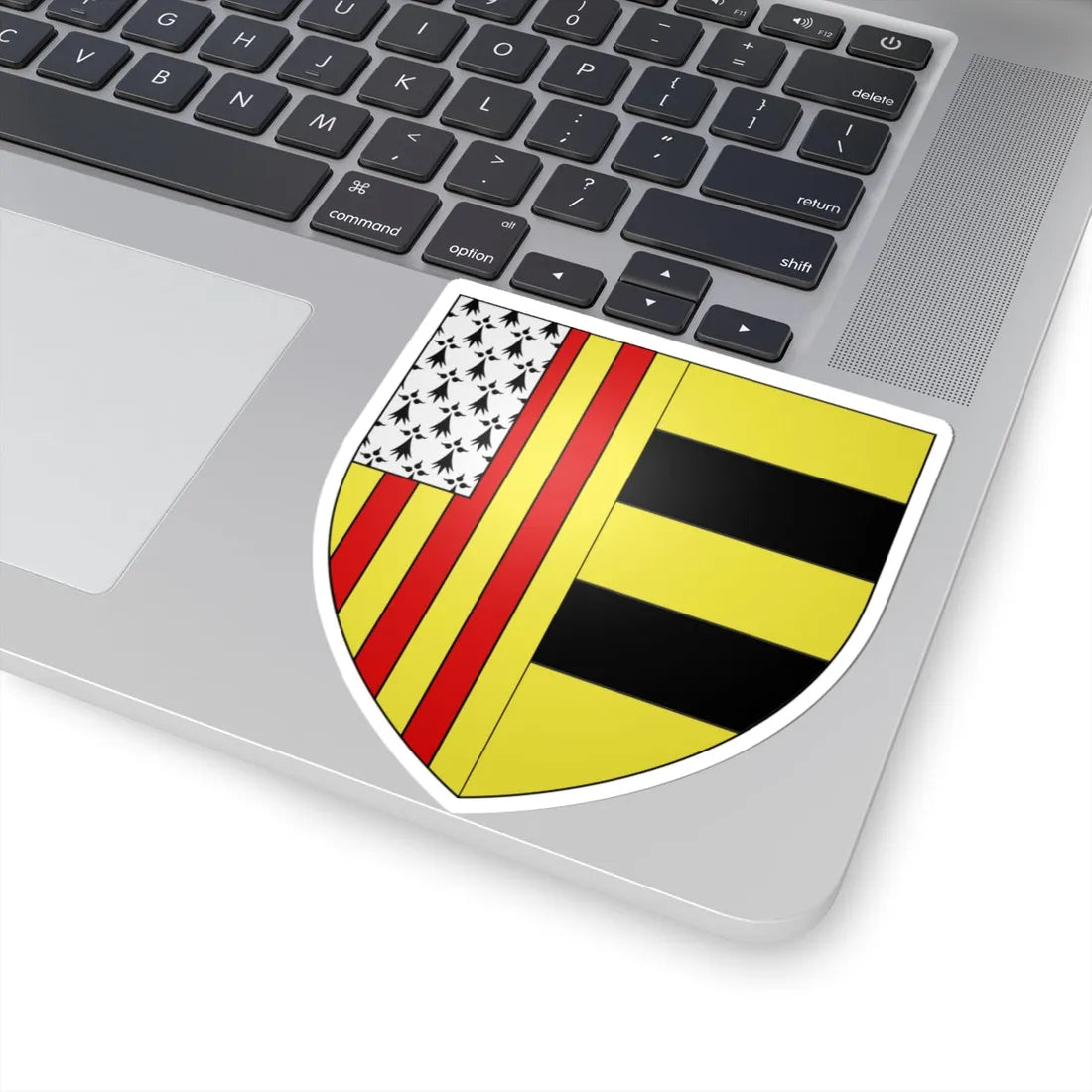 Blason ville be Laakdal (Belgium) (Coat of Arms) STICKER Vinyl Kiss-Cut Decal - The Sticker Space