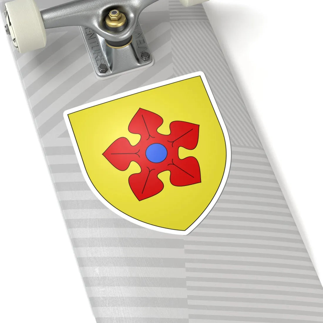 Blason ville be Leefdaal (Belgium) (Coat of Arms) STICKER Vinyl Kiss-Cut Decal - The Sticker Space