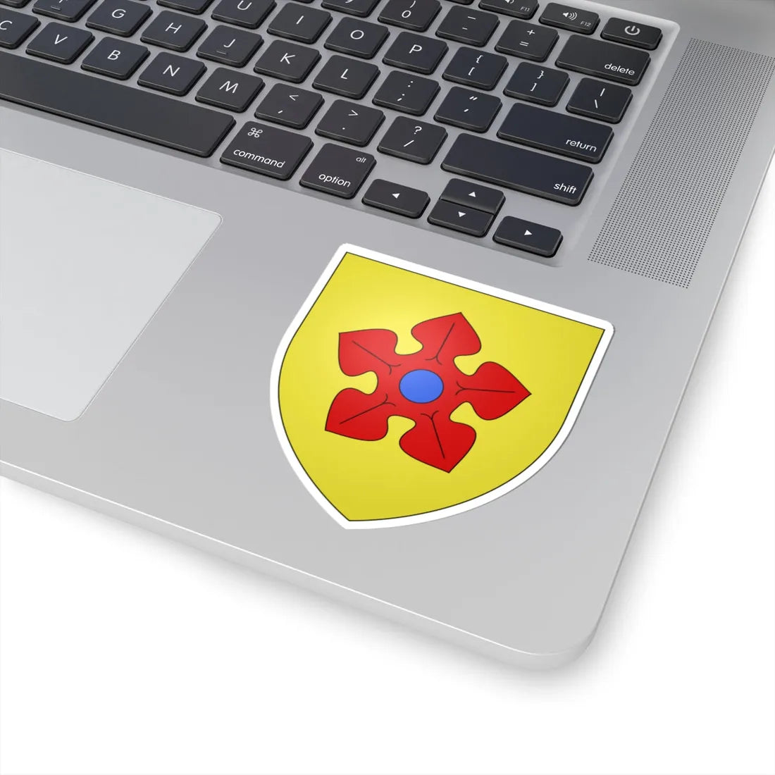 Blason ville be Leefdaal (Belgium) (Coat of Arms) STICKER Vinyl Kiss-Cut Decal - The Sticker Space