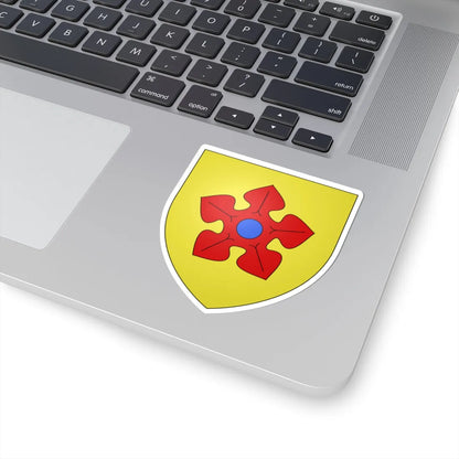 Blason ville be Leefdaal (Belgium) (Coat of Arms) STICKER Vinyl Kiss-Cut Decal - The Sticker Space
