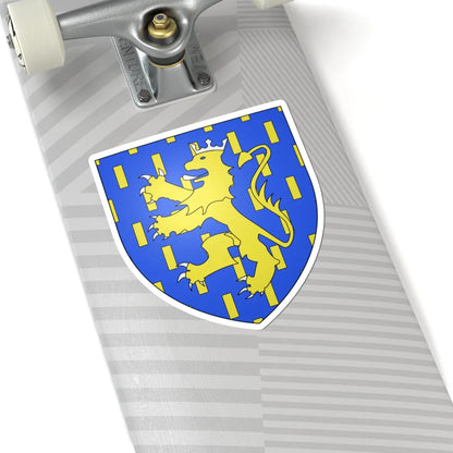 Blason ville be Leeuwergem (Belgium) (Coat of Arms) STICKER Vinyl Kiss-Cut Decal - The Sticker Space