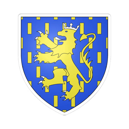 Blason ville be Leeuwergem (Belgium) (Coat of Arms) STICKER Vinyl Kiss-Cut Decal - The Sticker Space