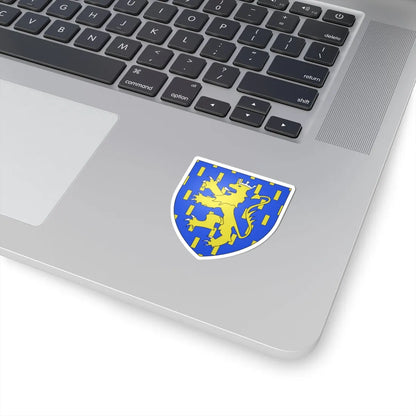 Blason ville be Leeuwergem (Belgium) (Coat of Arms) STICKER Vinyl Kiss-Cut Decal - The Sticker Space
