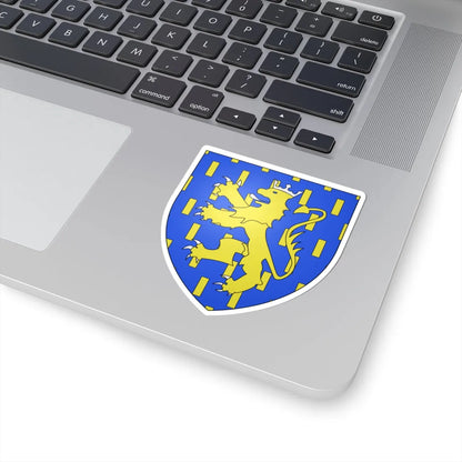 Blason ville be Leeuwergem (Belgium) (Coat of Arms) STICKER Vinyl Kiss-Cut Decal - The Sticker Space