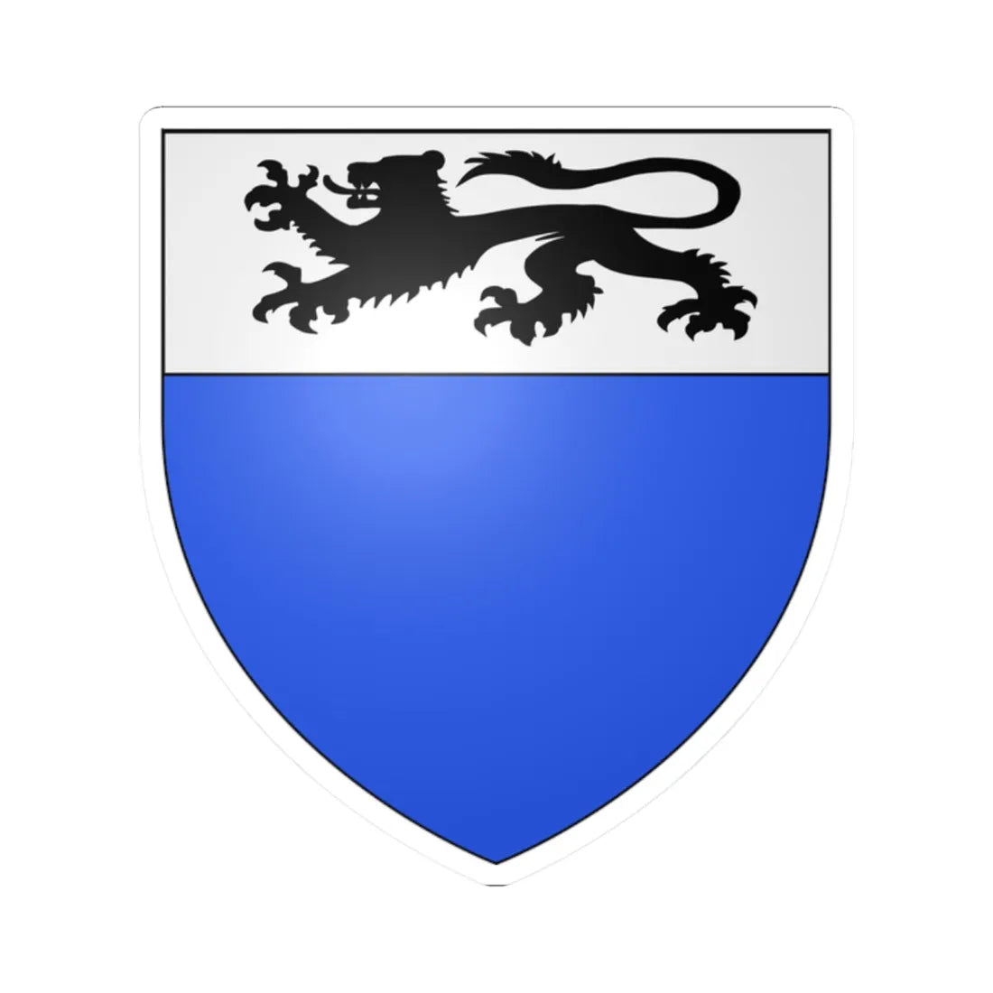 Blason ville be Lembeke (Belgium) (Coat of Arms) STICKER Vinyl Kiss-Cut Decal - The Sticker Space