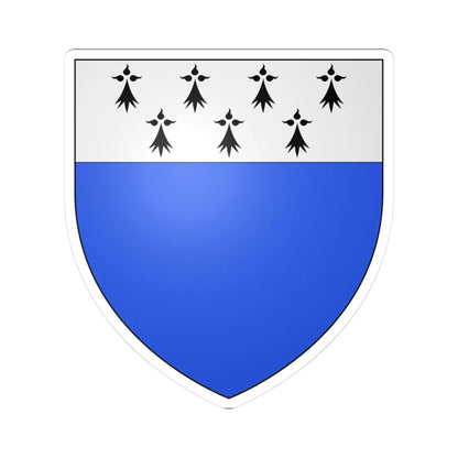 Blason ville be Lichtervelde (Belgium) (Coat of Arms) STICKER Vinyl Kiss-Cut Decal 3 Inch White - The Sticker Space