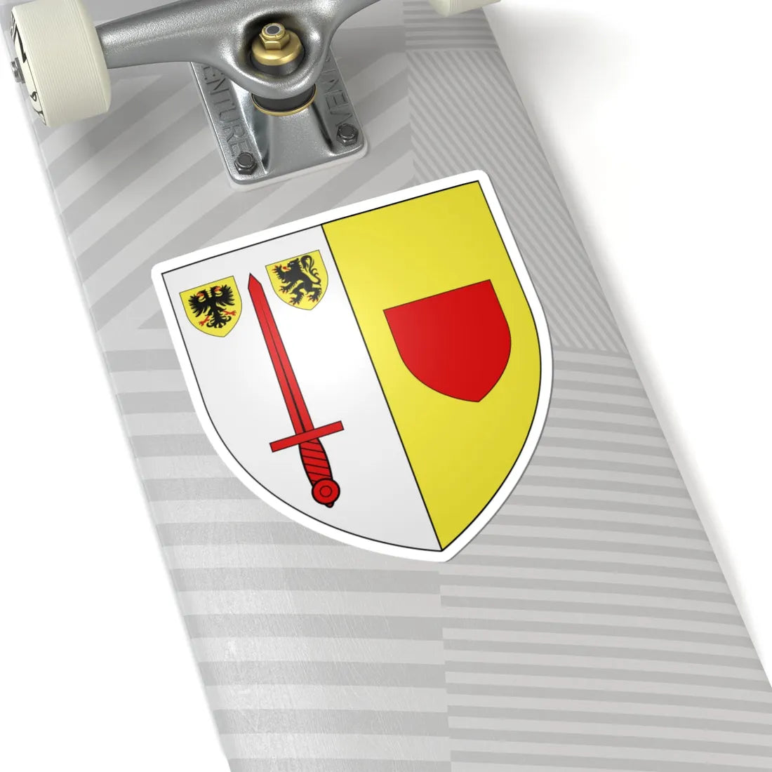 Blason ville be Lierde (Belgium) (Coat of Arms) STICKER Vinyl Kiss-Cut Decal - The Sticker Space