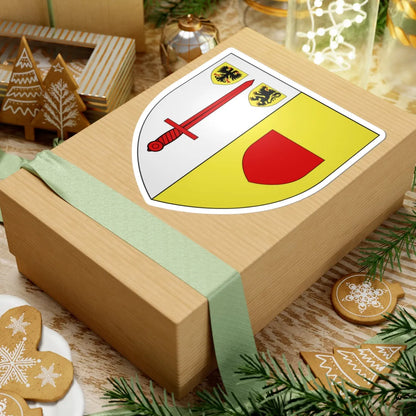 Blason ville be Lierde (Belgium) (Coat of Arms) STICKER Vinyl Kiss-Cut Decal - The Sticker Space