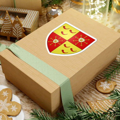 Blason ville be Loker (Belgium) (Coat of Arms) STICKER Vinyl Kiss-Cut Decal - The Sticker Space