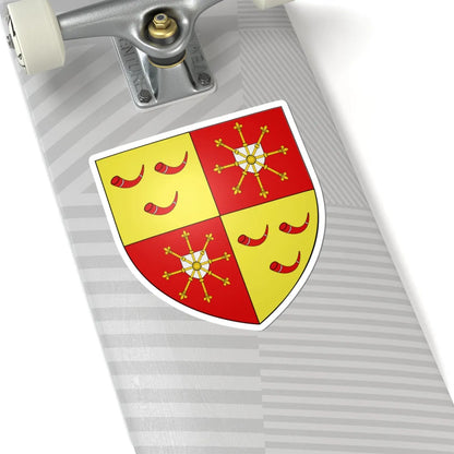 Blason ville be Loker (Belgium) (Coat of Arms) STICKER Vinyl Kiss-Cut Decal - The Sticker Space