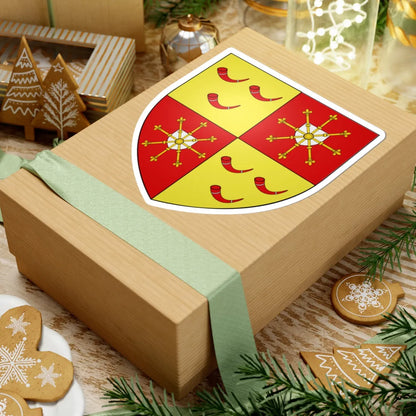 Blason ville be Loker (Belgium) (Coat of Arms) STICKER Vinyl Kiss-Cut Decal - The Sticker Space