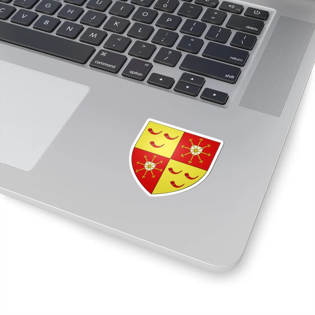 Blason ville be Loker (Belgium) (Coat of Arms) STICKER Vinyl Kiss-Cut Decal - The Sticker Space