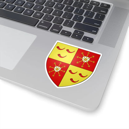 Blason ville be Loker (Belgium) (Coat of Arms) STICKER Vinyl Kiss-Cut Decal - The Sticker Space