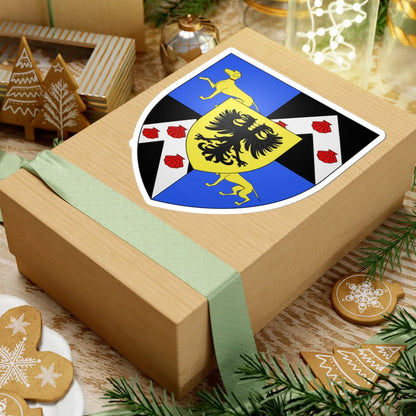 Blason ville be Lovendegem (Belgium) (Coat of Arms) STICKER Vinyl Kiss-Cut Decal - The Sticker Space