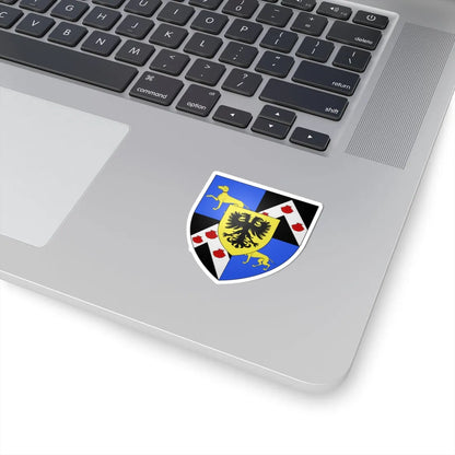 Blason ville be Lovendegem (Belgium) (Coat of Arms) STICKER Vinyl Kiss-Cut Decal - The Sticker Space