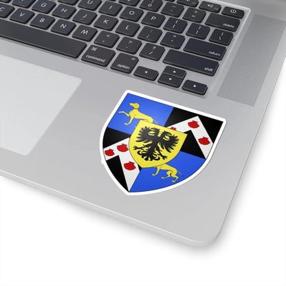 Blason ville be Lovendegem (Belgium) (Coat of Arms) STICKER Vinyl Kiss-Cut Decal - The Sticker Space
