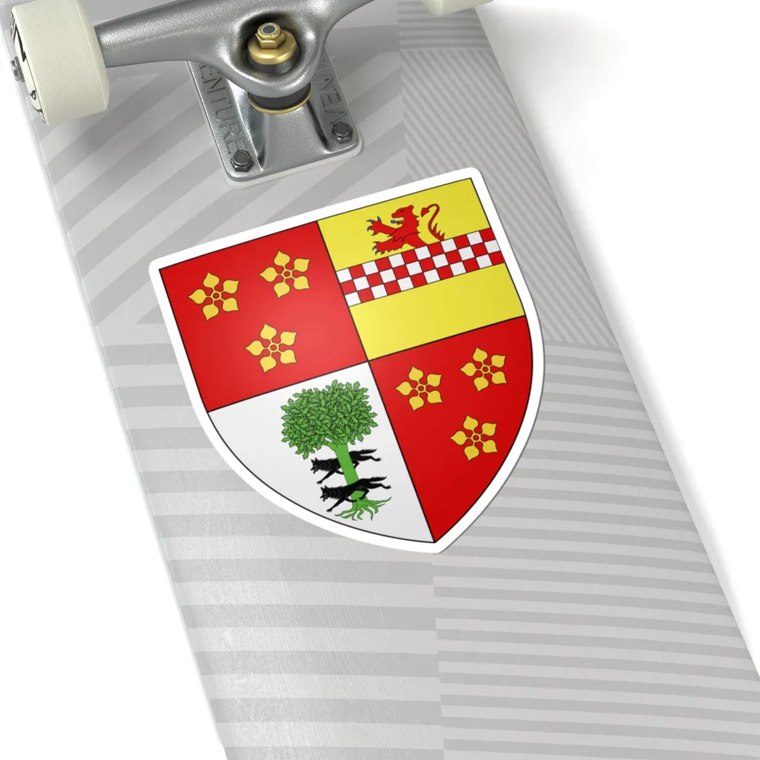 Blason ville be Lummen (Belgium) (Coat of Arms) STICKER Vinyl Kiss-Cut Decal - The Sticker Space