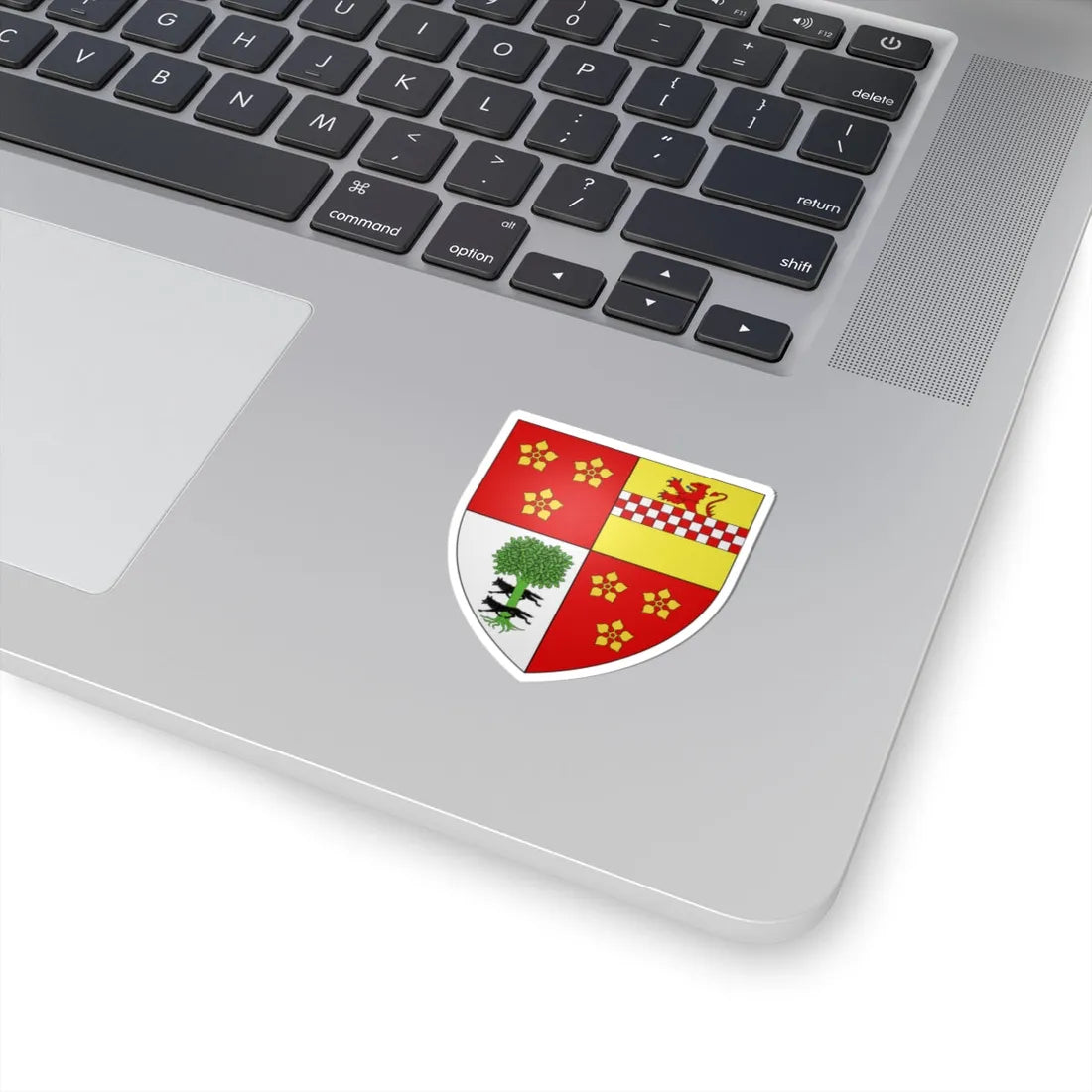 Blason ville be Lummen (Belgium) (Coat of Arms) STICKER Vinyl Kiss-Cut Decal - The Sticker Space